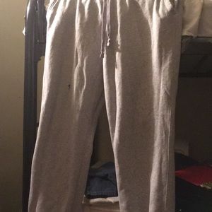 Grey sweatpants